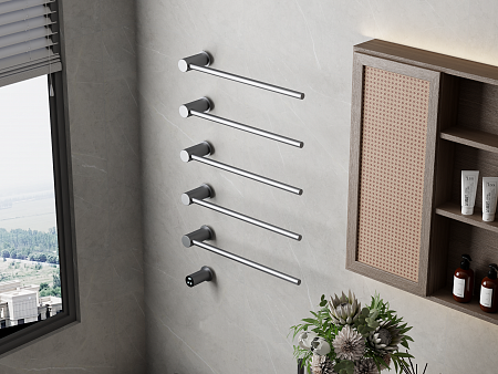 Аккорд П5 500х800 электро Полотенцесушитель TERMINUS Оружейная сталь Бузулук - фото 5