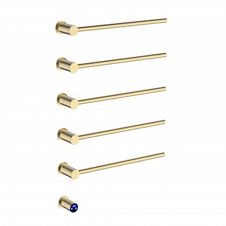 Аккорд П5 500х800 электро Полотенцесушитель TERMINUS Брашированное золото Бузулук - фото 1